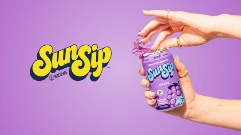 Nostalgic Gut Health Sodas : Health-Ade Grape SunSip