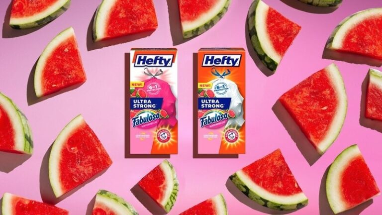 Hefty Ultra Strong with Fabuloso Watermelon Scent