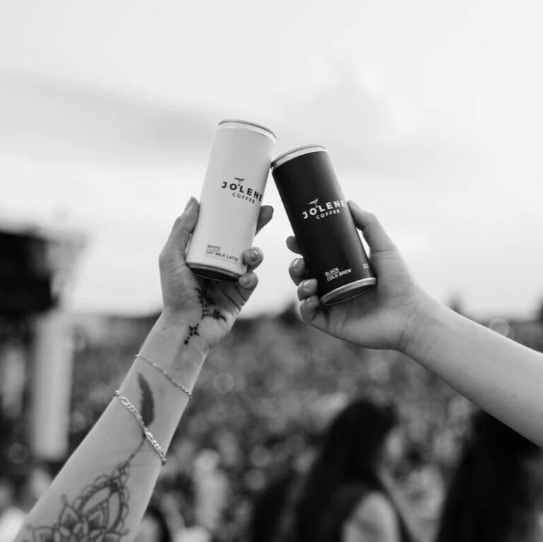 Concert-Ready Canned Coffees : Jolene Coffee
