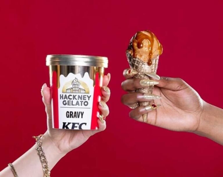 Branded QSR Gravy Gelatos : KFC and Hackney Gelato