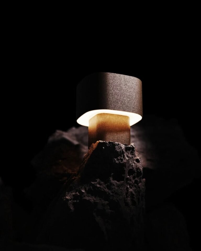 Glowing Organic-Waste Sustainable Lamps : lanova terra
