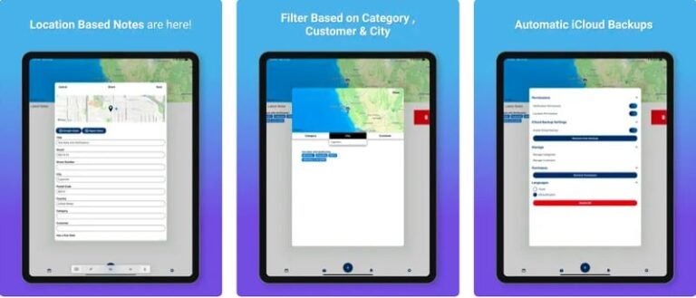 Location-Linked Note Tools : MapNotes