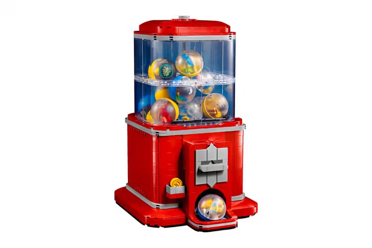 Vending Machine Block-Puzzle Sets : Minifigure Vending Machine