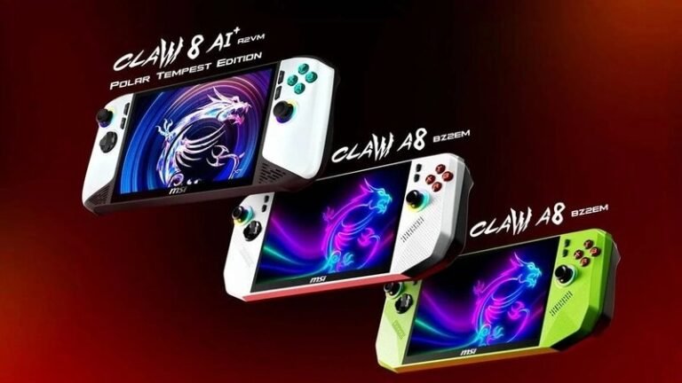 Pro-Grade Handheld Gaming PCs : MSI Claw A8