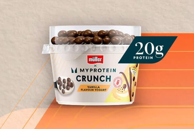 Mix-In Protein Yogurt Cups : Muller and Myprotein