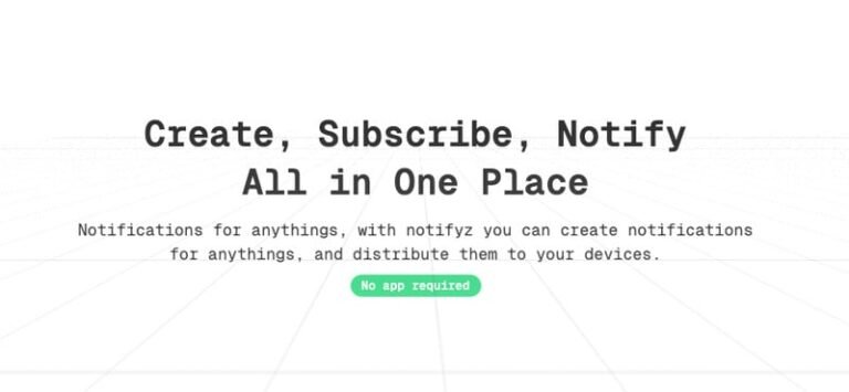 Web Push Alerts : Notifyz