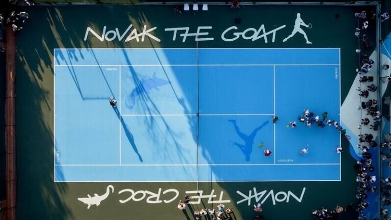 Celebrative Tennis Courts : Novak Djokovic Court