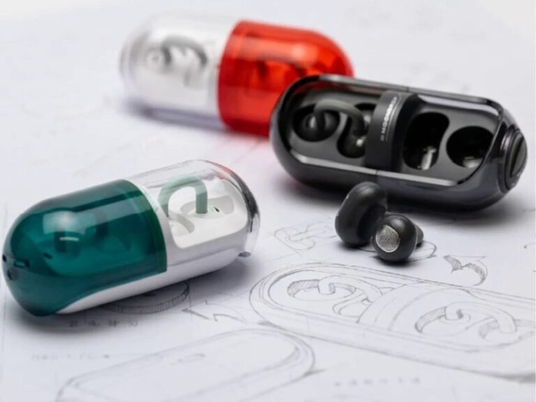 Pill-Shared Wireless Headphons : Pill Open-Wear Wireless Headphones
