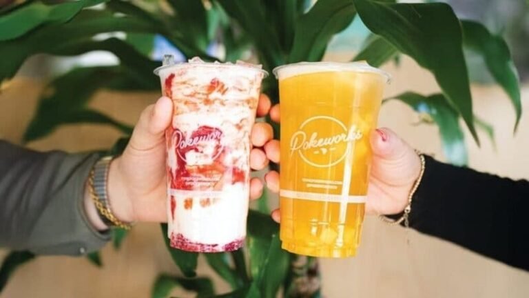 Refined Poke Refreshment Menus : Pokeworks Signature Drink menu