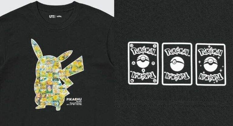 Anime Game-Inspired Graphic Apparel : Pokémon trading card game