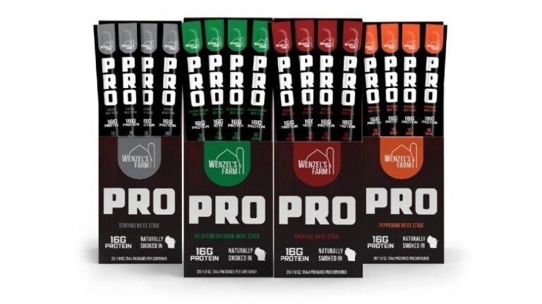 Low-Sugar Protein-Rich Meat Sticks : Pro Snack Stick
