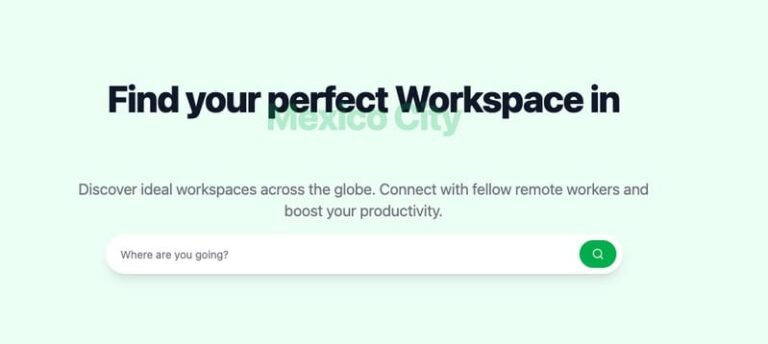 Remote Work Cafes : SpotFinder