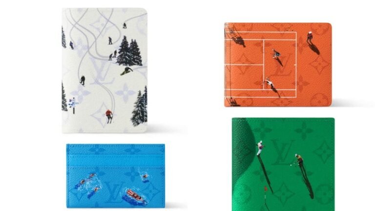 Sport-Detailed Monogram Wallets : wallet collection