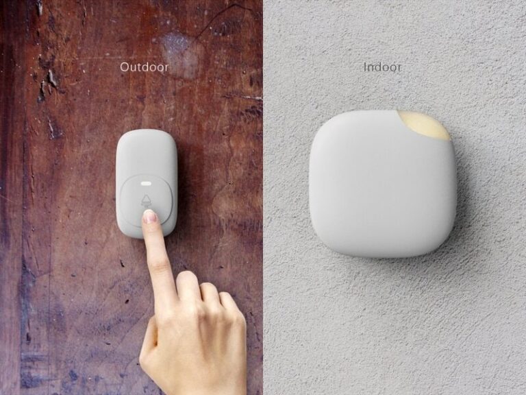 Inviting Pebble-Shaped Doorbells : wireless doorbell concept