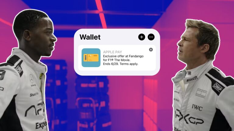 This F1 stunt in your Apple Wallet deserves a penalty flag