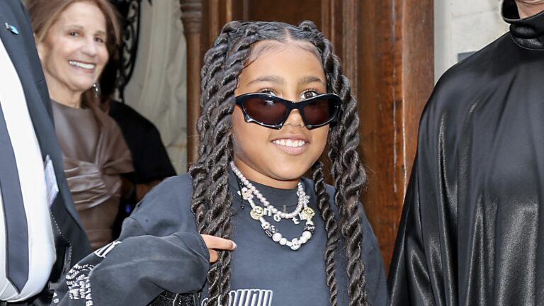 North West Hilariously Imitates Kanye West In Viral Fit Check Clip