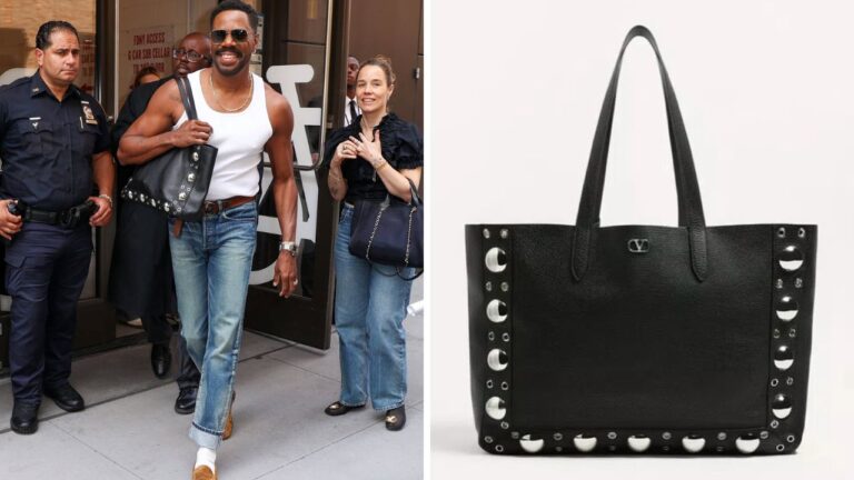 Fashion Bomb Accessories: Coleman Domingo Was Captured Sporting a Black $3,690 Valentino Studded Bag