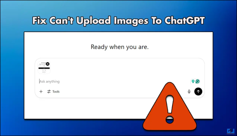 3 Ways To Fix Can’t Upload Images To ChatGPT
