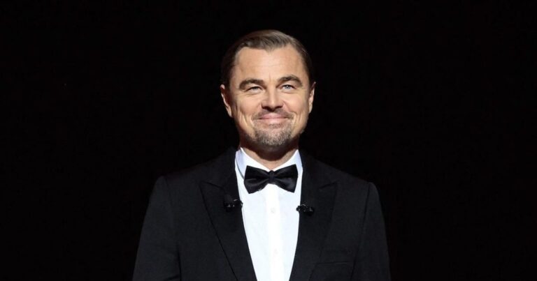 Leonardo DiCaprio Hides Face at Jeff Bezos’ Venice Wedding Bash