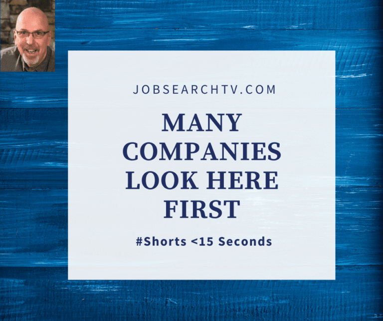 Many Recruiters Will Look Here First #shorts