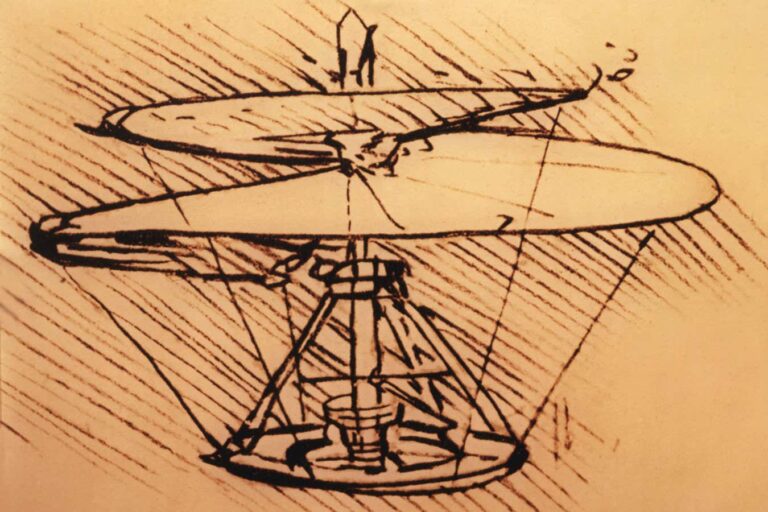 Leonardo da Vinci’s ‘helicopter’ design could make drones quieter