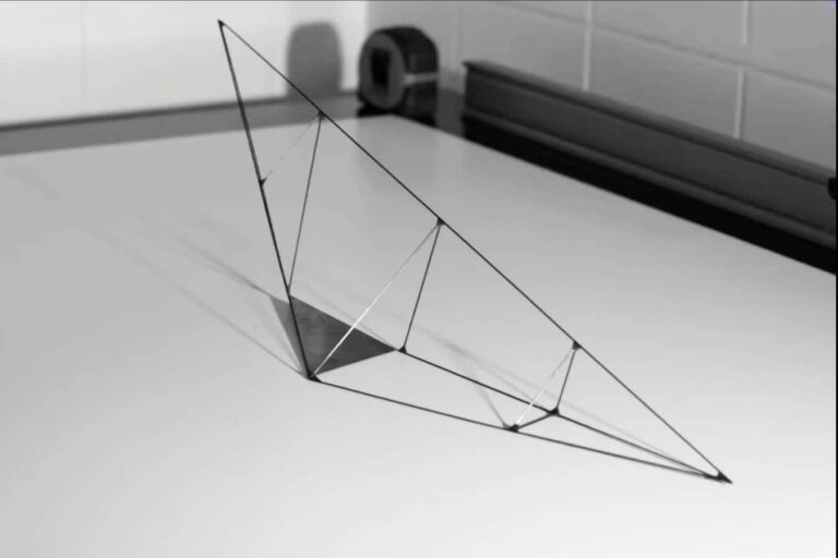 Mathematicians create a tetrahedron that always lands on the same side