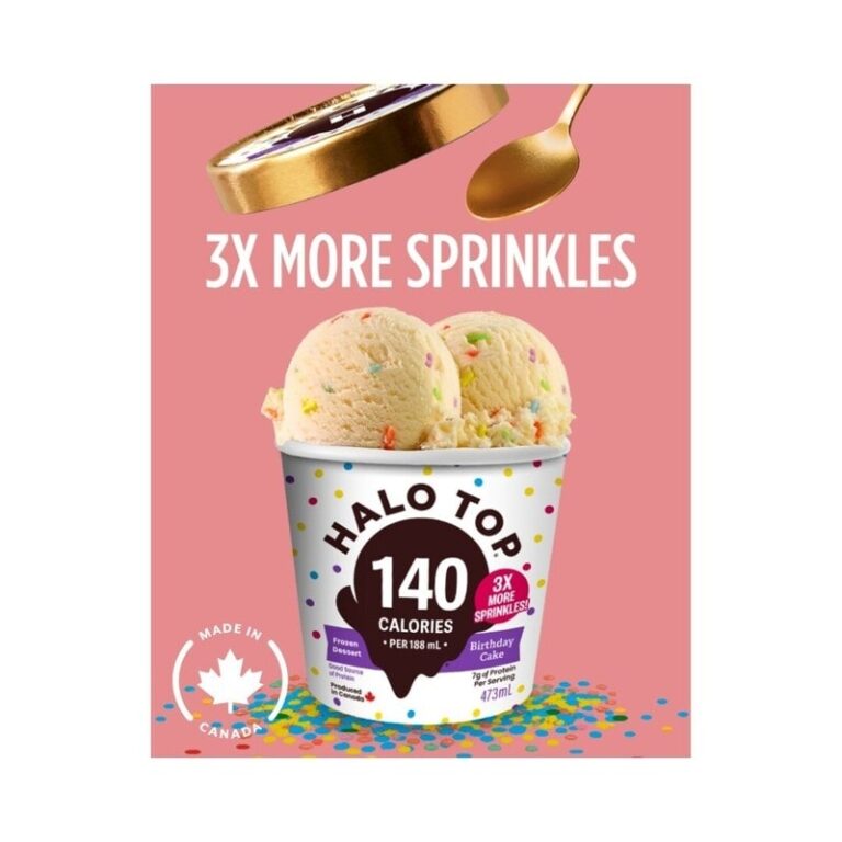 Upgraded Birthday Cake Pints : Birthday Cake frozen dessert