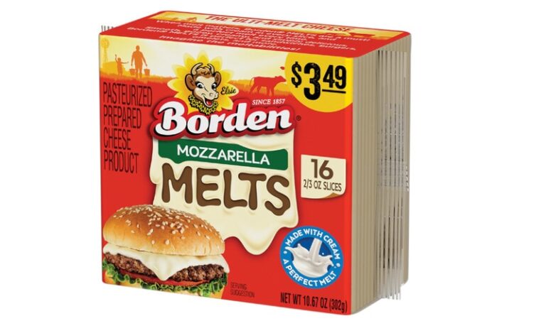 Extra-Melty Mozzarella Slices : Borden Mozzarella Melts