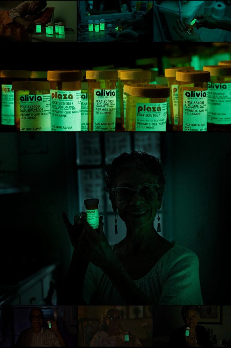 Glow-in-the-Dark Prescription Bottles : Glowing Relief