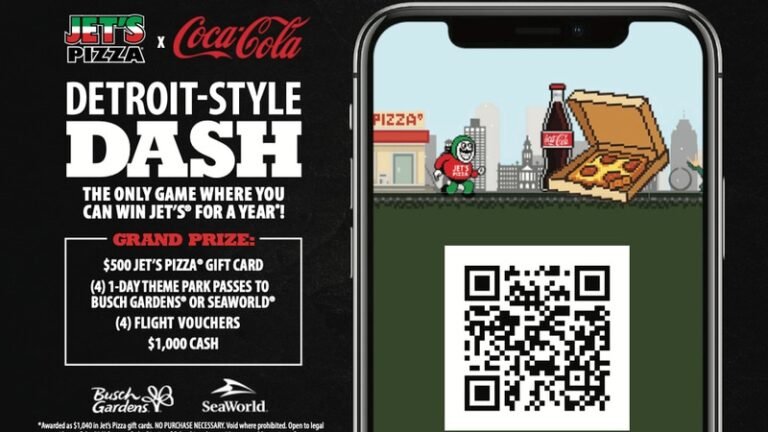 Detroit-Style Pizza Sweepstakes : Jet’s Pizza Detroit-Style Dash