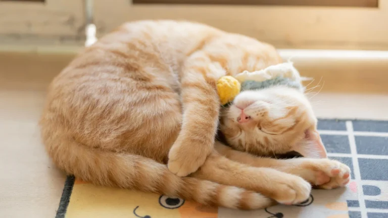 Why cats prefer sleeping on their left side—and how it might help them survive