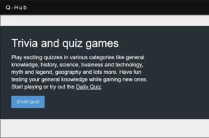 Daily Trivia Games : Quizzers Hub