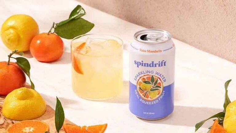 Elevated Citrus Sparkling Waters : Spindrift Yuzu Mandarin