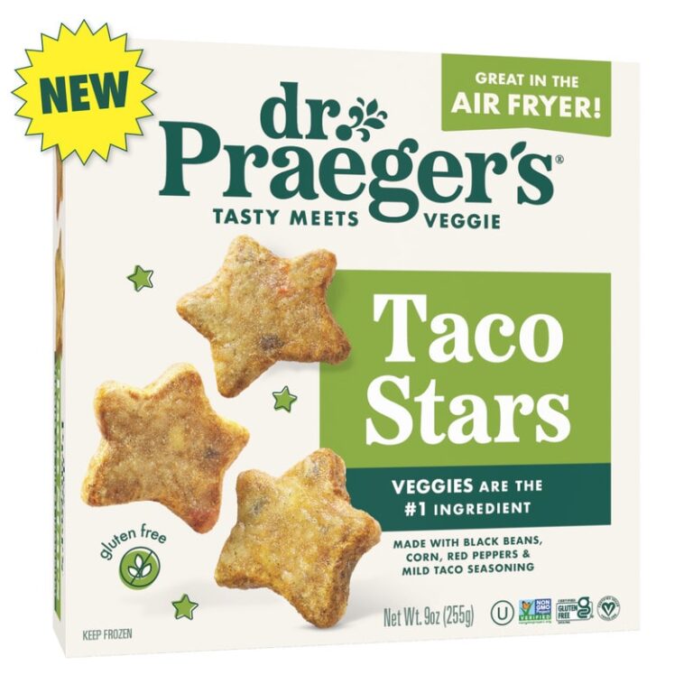 Star-Shaped Veggie Bites : taco stars