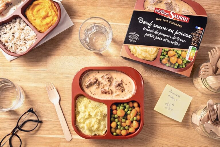 Three-Compartment Meal Trays : three-compartment tray