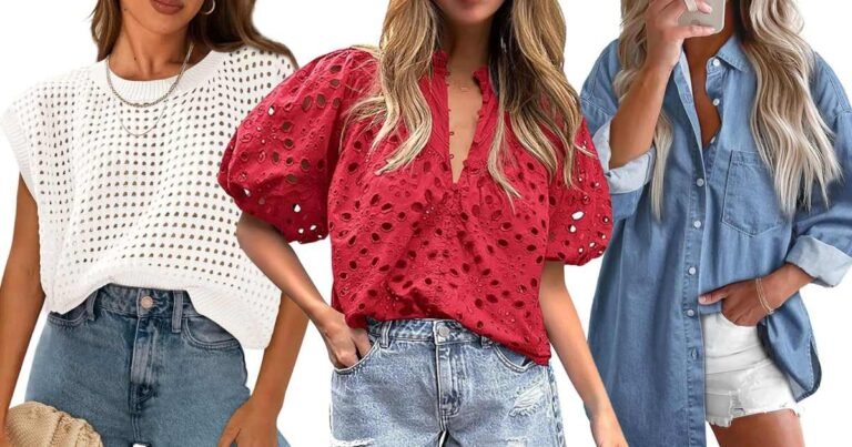 17 Stylish and Festive Fourth of July Tops — Under $40