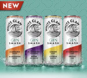 Gin-Infused Hard Seltzers : white claw gin smash