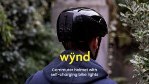 Crank-Powered Bike Light Helmets : wÿnd Helmet