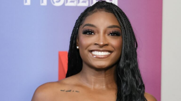 Simone Biles Thirst Traps in Bikini Amidst Boob Job Speculation