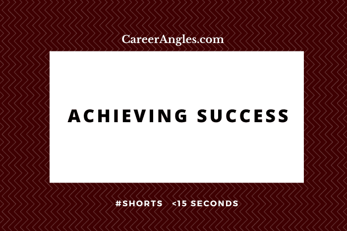 Achieving Success | #shorts