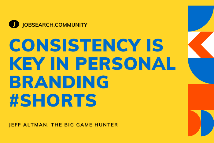 Consistency is Key in Personal Branding #shorts