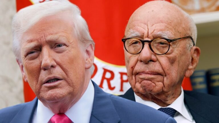 Trump Sues Wall Street Journal, Rupert Murdoch Over Epstein Story