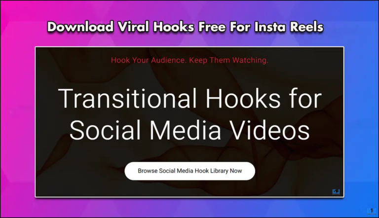 3 Websites to Download Free Viral Hooks For Instagram Reels