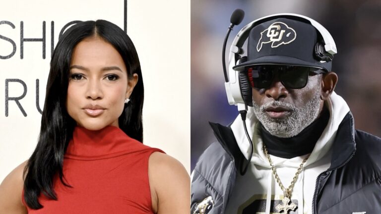 Karrueche Tran At Deion Sanders’ Side Amid Bladder Removal