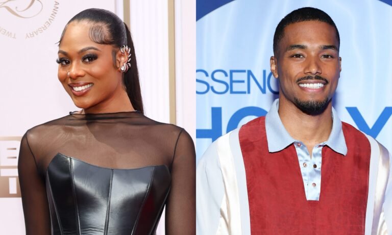 Zoe Spencer Rome Flynn Flirty Moment At Essence Fest Day Party