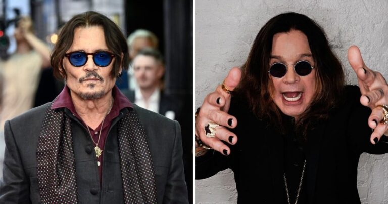 Johnny Depp Honors Ozzy Osbourne at Alice Cooper Concert