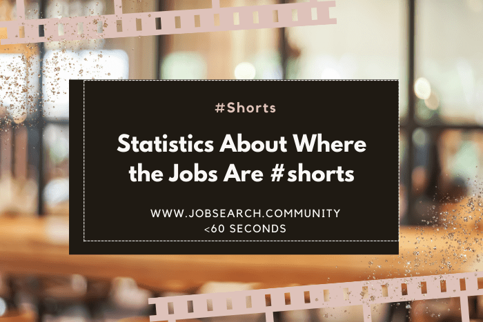 Statistics About Where the Jobs Are #shorts