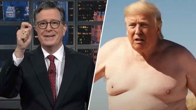 Stephen Colbert Praises ‘South Park’s Naked AI Trump PSA