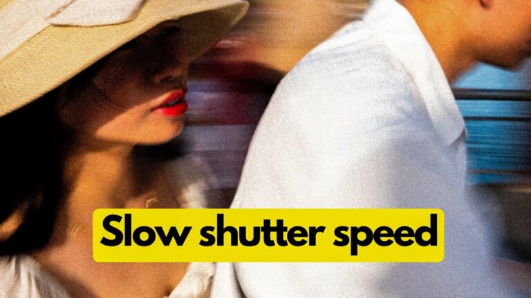 Using slow shutter speed in street photography