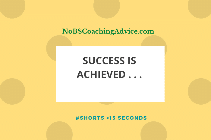 Success is Achieved #shorts